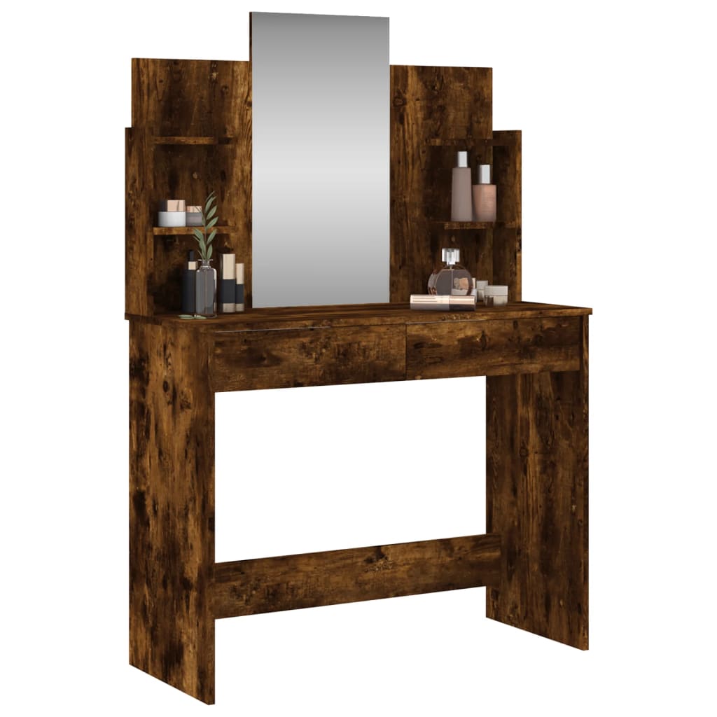 Dressing Table With Mirror 96X39X142 Cm